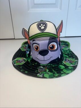 Paw Patrol Rocky Green and Black Kids Bucket Hat